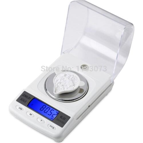 0.001g Counting Carat Scale Electronic Jewelry Gold Germ Scale 50g 0.001g Precision Digital Kitchen Powder Scales Weight Balance