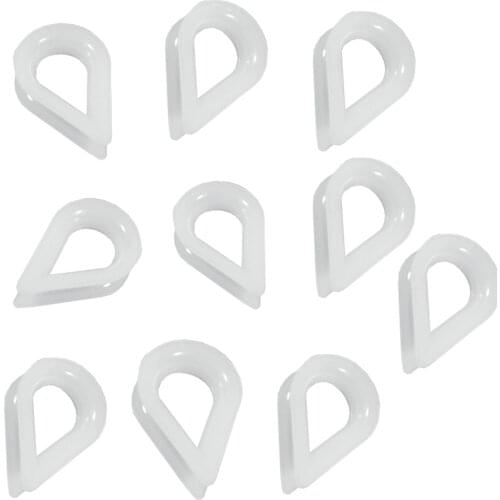 10 Pack - Nylon Line Thimble Eye Boat Marine Yacht 8mm