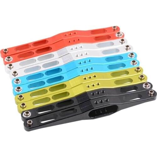 2PCS WLtoys 12428 12423 Upgrade Part L105mm Metal Rear Suspension Arm Aluminum Alloy Linkage Pushrod for RC Cars