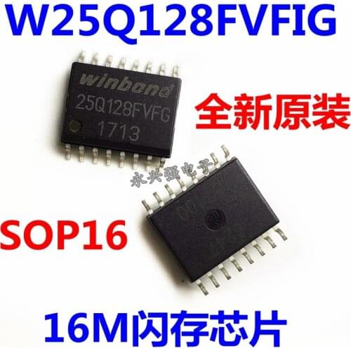 5pieces W25Q128FVFIG W25Q128JVFIQ W25Q128FVFG16M