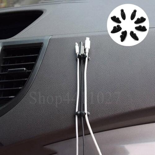 8Pcs Car Cable Clip 3D Car Sticker accessories styling For Lexus IS350 IS250 IS200 IS300 RX350 RX250 RX330 GS300 GS350 GS400