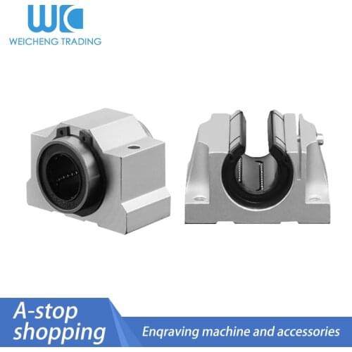 Free shipping 1/2/4pcs SCV8/10/12/13/16UU linear bearing block DIY linear slide bearing units CNC router