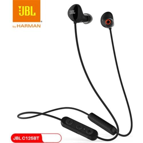 JBL C125BT wireless Bluetooth earphone In-ear sports running headphone magnetic suction neck hanging talk headset