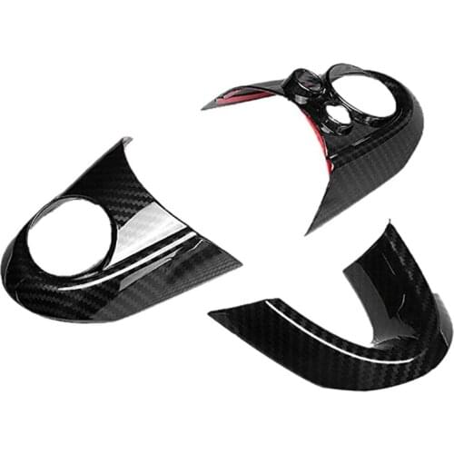 Steering Wheel Cover Trim Stick Decoration Frame Accessories for MINI COOPER R55 R56 R60 S Car Interior