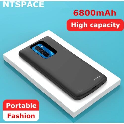 NTSPACE Battery Charger Cases For OPPO Reno 2Z Battery Case 6800mAh Backup Power Bank Cover for OPPO Realme X2 Pro Charging Case