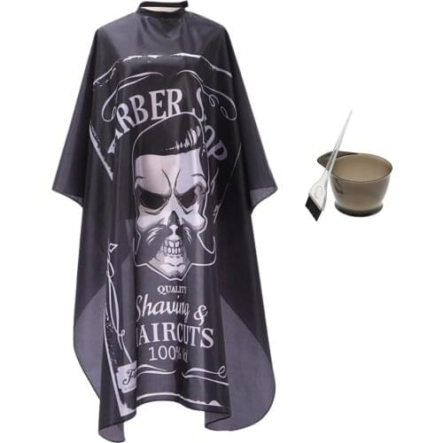 Hair Color Hightlight Bowl Brush And Adjustable Haircut Dye Cape Gowns