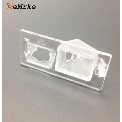 EEMRKE Car Rearview Camera Bracket License Plate Lights Housing Mount for Fiat Freemont Dodge Journey 2011-2015