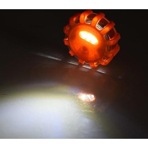 Hot sale 1pc LED Road Flares Emergency Disc Safety Light Flashing Roadside Beacon Warning