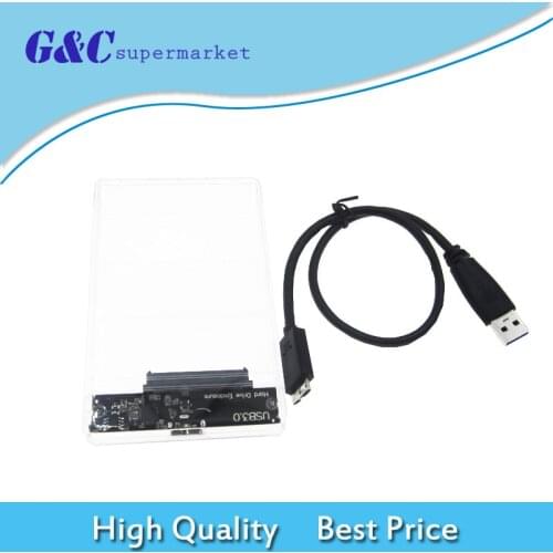 USB 3.0 SATA 2.5 Hard Drive Disk HDD External Enclosure Case Box w/ Cable diy electronics