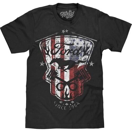 Summer Brand Adults Casual Hot Tee Mustang T-Shirt - Licensed Americana Shirt Tee Shirt