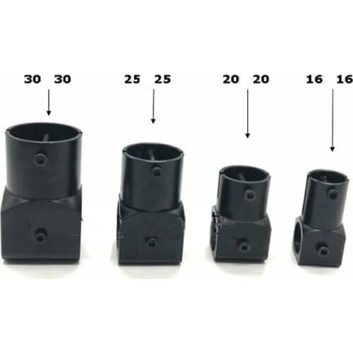 Multi Axis Aircraft Landing Gear Aluminum Alloy Three Channel Tripod 16mm 20mm 25mm 30mm Carbon Fiber Tube Connecto