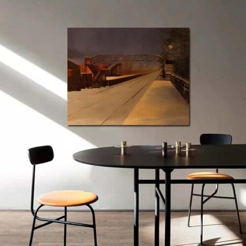 Marta Zamarska Road Scene Wall Art Canvas Painting Posters Prints Modern Painting Wall Picture For Living Room Home Decoration