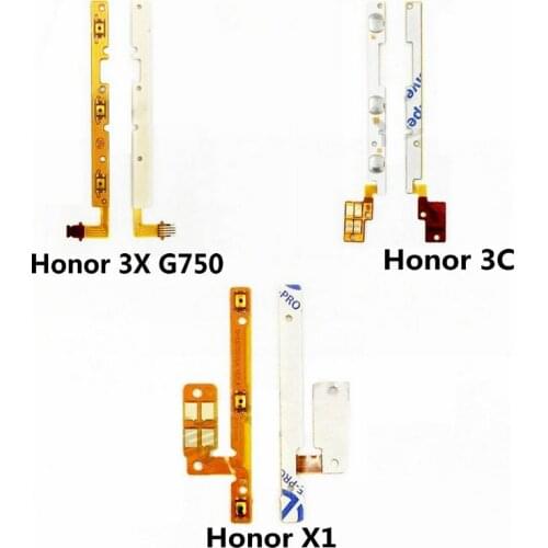 New Power On Off Volume Button Flex Cable For Huawei Honor X1 3X G750 3C Repair Parts