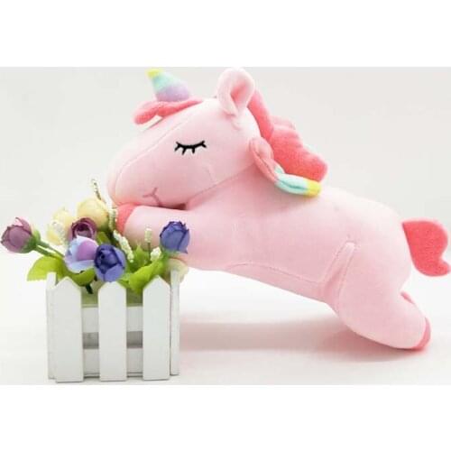 Cute Unicorn sleeping pillow lazy super soft baby doll bed Doll Girl plush toy girl