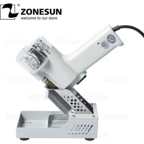 ZONESUN Electric Vacuum Double Desoldering Pump Solder Sucker Tin Suction Gun Powerful Tin Removal Tool