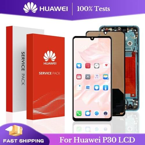 100% Test For Huawei P30 LCD ELE-L29 ELE-L09 ELE-AL00 Display Touch Screen Digitizer Assembly Replacement P30 Display