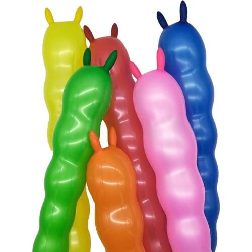 100pcs latex balloon rabbit Bunny Ears shaped childrens toy ball cartoon animal balloons birthday decoration random color