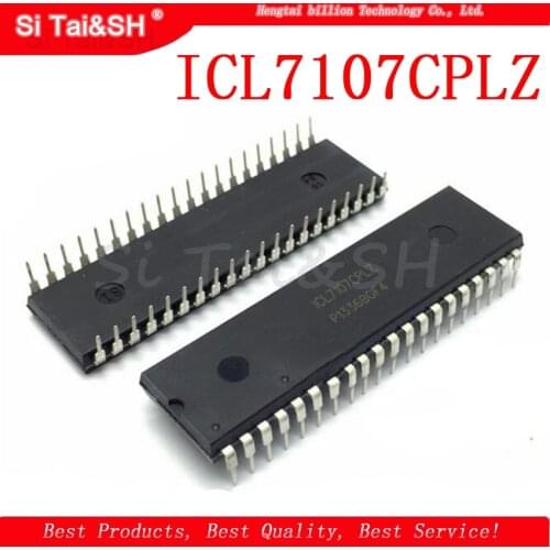 2PCS ICL7107 ICL7107CPLZ PMIC IC DIP-40 Analog to digital converter