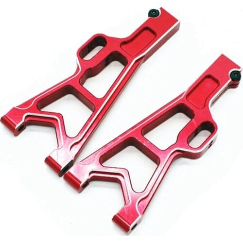 2Pcs Metal Front and Rear Lower Suspension Arm for JLB Racing CHEETAH 11101 21101 J3 Speed 1/10 RC Car Upgrade Parts
