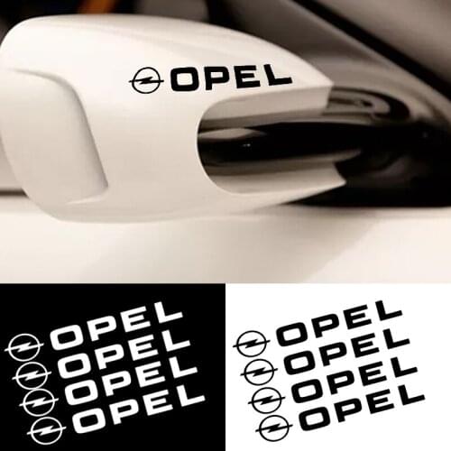 4pcs Car Styling Door Handle Sticker Decal Sticker Decoration for Opel Astra H G J Insignia Mokka Zafira Corsa Vectra C D