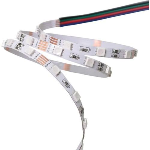 5m 2021 New 5mm Slim Narrow LED RGB Strip Colorful Ultral Slim FPBC RGB Soft Tape 120led/m,15W/m,Super Bright Led Tape DC12V