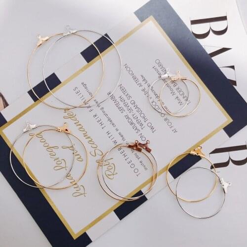 6 pieces / lotRoundwhite k k goldbead cap searings fashion jewelry stainless steel jewelrydiy jewelryOther