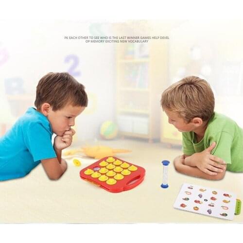 Children Memory Training Matching Pair Game Early Education Interactive toy Vehicl/Fruit/Animal/Life Set Pair Puzzle