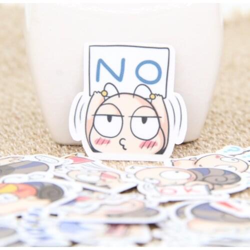 40pcs Waterproof Cartoon Cute Little Snail Decorative Scrapbooking Stickers Decorative DIY Craft Photo Albums Decals Diary Deco