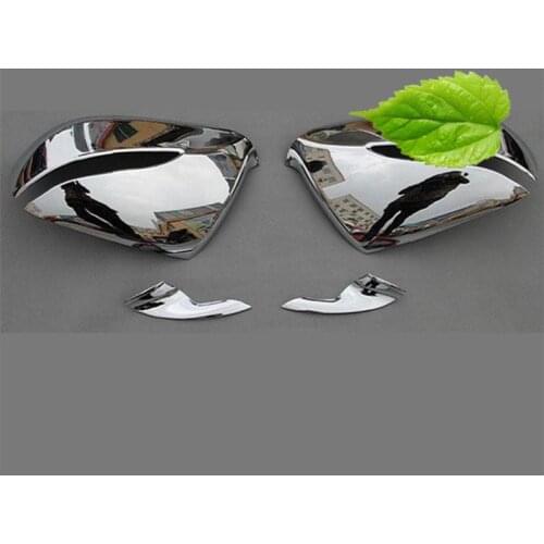 ABS Chrome Rearview mirror cover Trim/Rearview mirror Decoration 2013 -2017 For Hyundai Santa Fe ix45 Car styling