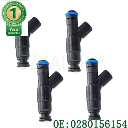 SET 4 Flow Matched Fuel Injector nozzle FIT FOR ford Mondeo 3 BWY B4Y B5Y 2.0L 107KW 0280156154 1S7G9F593GA 2004-2011