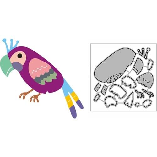 New Singing Parrot Bird Craft Embossing Mold 2021 Metal Cutting Dies for DIY Decorative Scrapbooking Album Card Making No Stamps