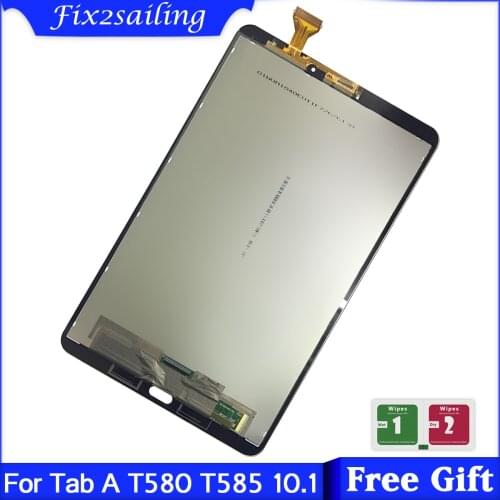 New For Samsung Galaxy Tab A 10.1 inch T580 T585 SM-T580 SM-T585 LCD Display Assembly Screen Touch Panel Digitizer Sensors