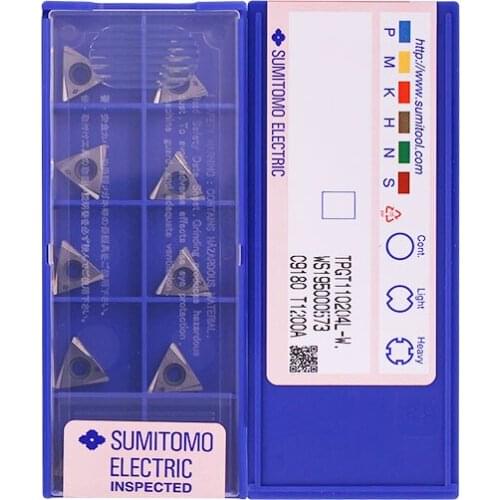 Original Carbide Insert CNC Blade Lathe Tools TPGT110204L-W T1200A For Blade Processing