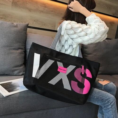2020 New Beach Tote Bag Fashion Women Canvas Summer Large Capacity Striped Shoulder Bag Tote Handbag Shopping Shoulder Bags
