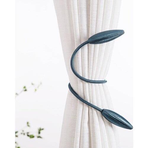 1pc Arbitrary shape strong Curtain Tiebacks Plush Alloy Hanging Belts Ropes Curtain Holdback Curtain Rods Accessoires