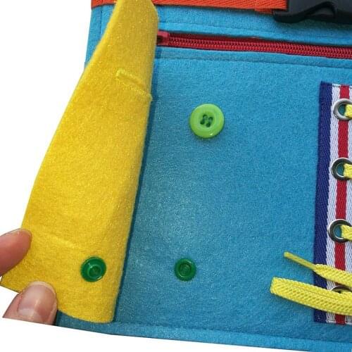 Learning Education Basic Life Skills Dress Button, Buckle, Zip, Lace, Snap