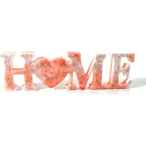 DIY HOME Mold Epoxy Resin Silicone Letter Mold Jewelry Craft Alphabet Personalized Key Chain Jewelry Mold Pendant Resin Mould