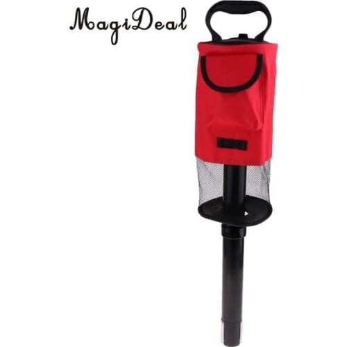 Detachable Golf Shag Bag Tube Golf Accessories Golfer Practice Training Aids Large Holds up tp 65 Balls Collector