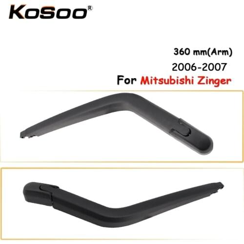KOSOO Auto Rear Wiper Blade For Mitsubishi Zinger,360mm 2006-2007 Rear Windshield Wiper Blades Arm Car Accessories Styling