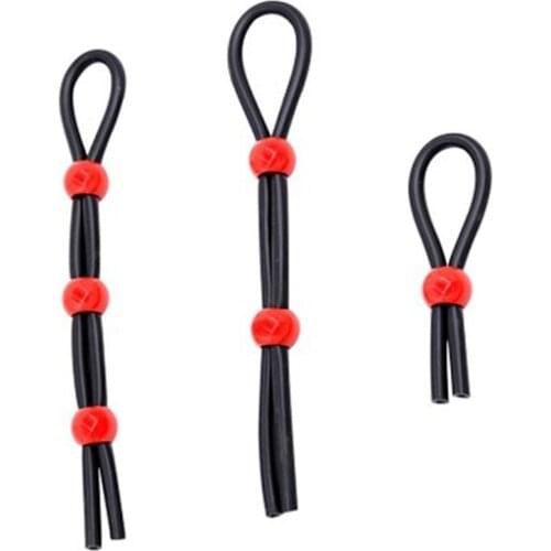 Silicone Penis Ring Rope Sex Toys for Man Adjustable Time Delay Erection Cock Rings for Men Male Lasting Cockring Adult Products