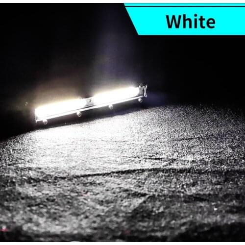 Led 12V Bar Led Headlight Cob Work Light With Car 4x4 Barra Led Off Road For Offroad Vehicles Trucks Buses ATVs Fire Engines