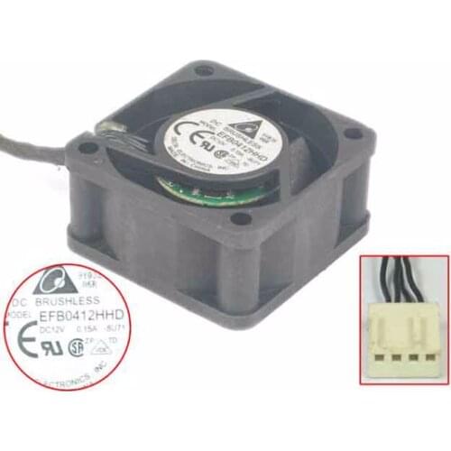 Delta Electronics EFB0412HHD 8U11 8U71 DC 12V 0.15A 40x40x20mm Server Cooling Fan