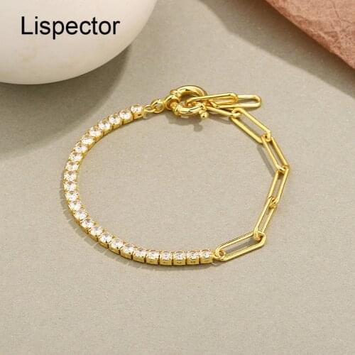 Lispector 925 Sterling Silver Korean Vintage Claw Chain Bracelet for Women Light Luxury Retro Zircon Bangle Party Female Jewelry