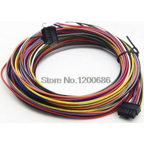 1.2M 120CM 20PIN 20AWG P1-P1 P20-P20 Molex 3.0 Series 3.0mm with female connector on the both side 2x10pin 2*10pin wire harness