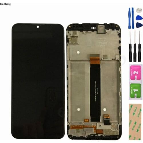 100% Tested For Lanix Ilium Alpha 1s LCD Display With Frame Touch Screen Digitizer Assembly LCD Replacement Part