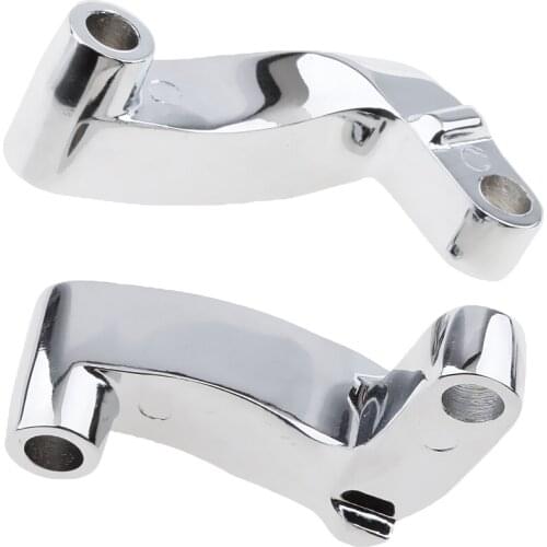 2pcs Motorcycle Mirror Relocation Extension Adapter Adaptor Kit For