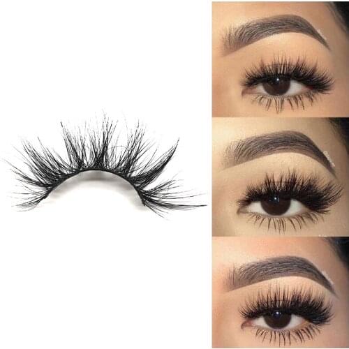 25 mm mink Lashes Wispy in bulk Long-Makeup False Eyelashes Vendor 6D Mink Eyelashes Buzzme Soft Dramatic Lashes