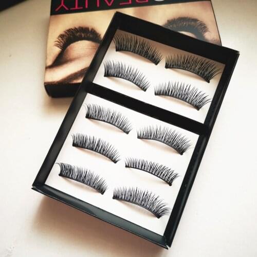 5 Pairs 3D Handmade Fake Eyelashes Natural Long Thick Daily Makeup Thick Stage Eyelashes Eye Lashes