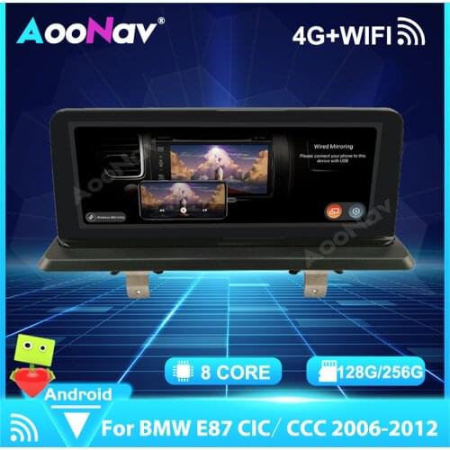 8 Core Car Stereo Multimedia Player For BMW E87 2006-2012 CIC CCC Carplay 1920*720 GPS Android 11.0 Touch Screen