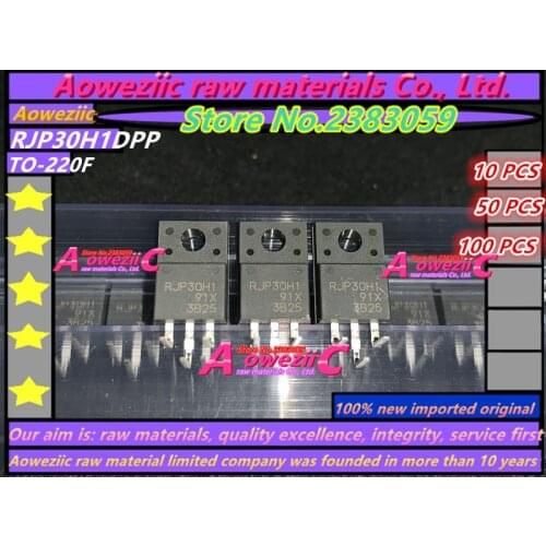 Aoweziic 2013+ 100% new imported original RJP30H1DPP RJP30H1 TO-220F LCD plasma tube